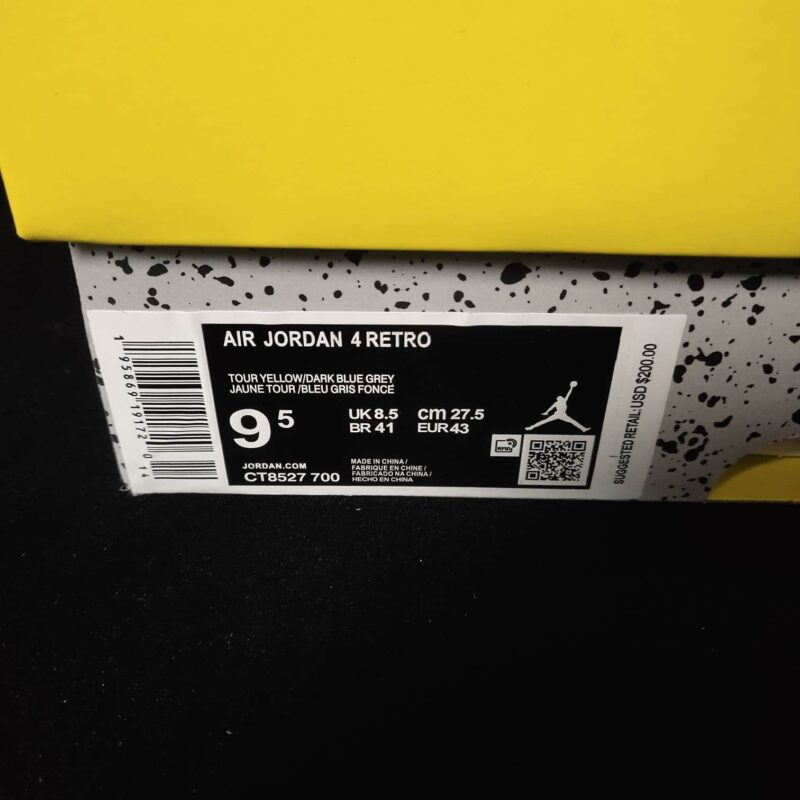 AIR JORDAN 4 RETRO LS Lightning 15 Jordan IV Lightning