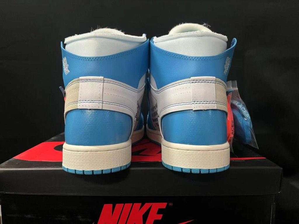 AIR JORDAN 1 OFF-WHITE BLUE "UNC” UNIVERSITY BLUE REPLICA 87 AIR JORDAN 1 OFF-WHITE BLUE "UNC” UNIVERSITY BLUE REPLICA