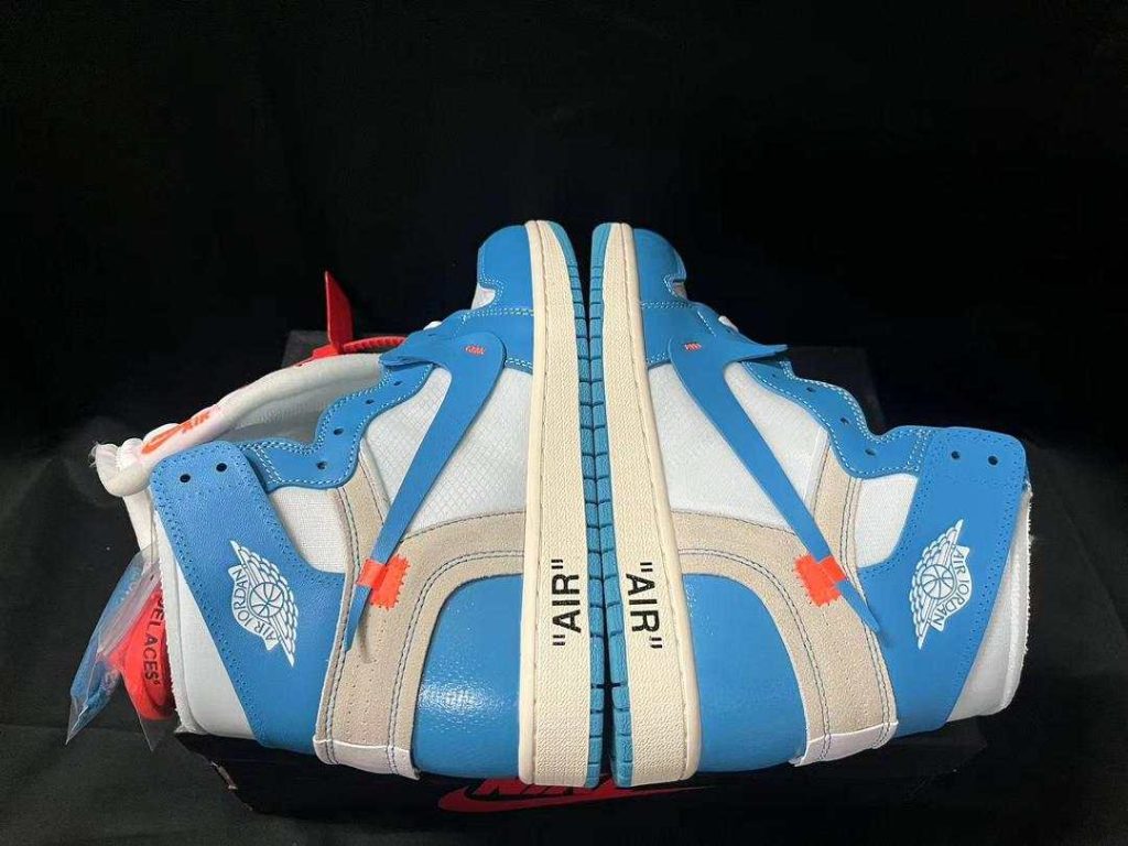 AIR JORDAN 1 OFF-WHITE BLUE "UNC” UNIVERSITY BLUE REPLICA 86 AIR JORDAN 1 OFF-WHITE BLUE "UNC” UNIVERSITY BLUE REPLICA