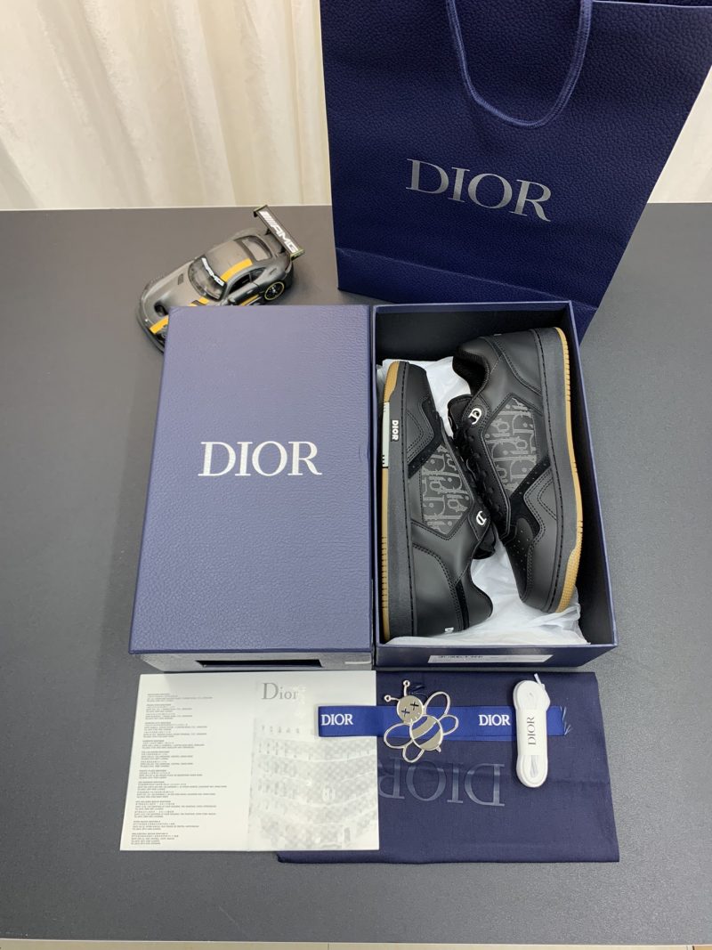 DIOR B27 Low Top Sneaker All Black Logo 9