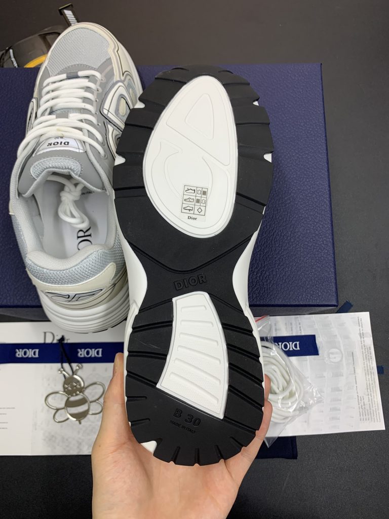 DIOR B30 Sneaker Grey 9 DIOR B30 Sneaker Grey Cream 4