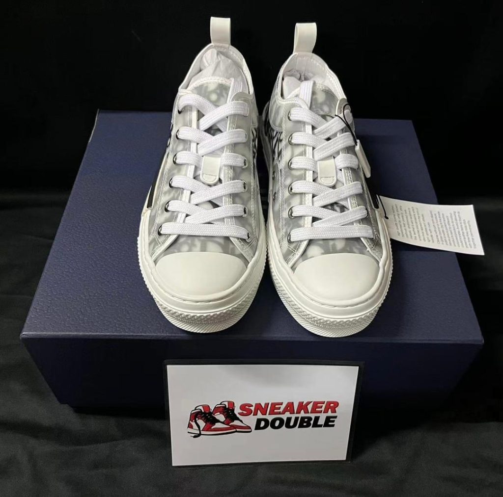 Dior B23 Low Logo Oblique White Sneakers 56 dior b23 6