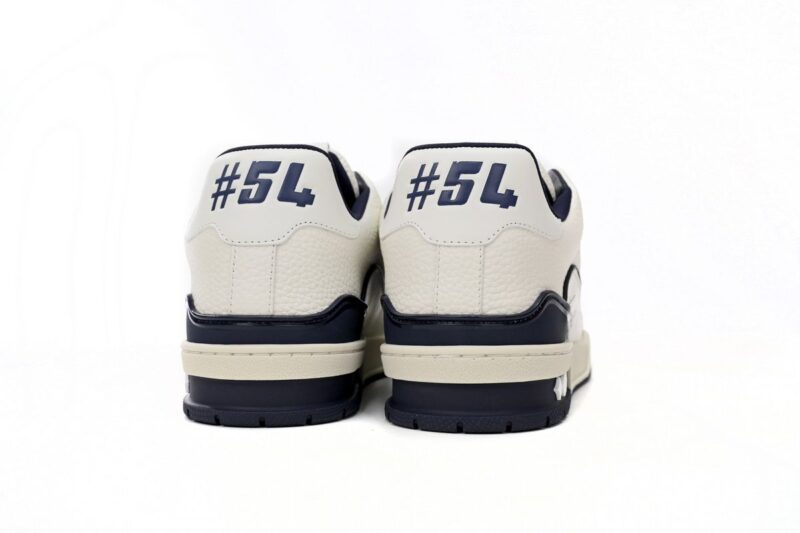 Louis Vuitton Trainer Sneaker Reps DK blue & White 14 image 2 compressed