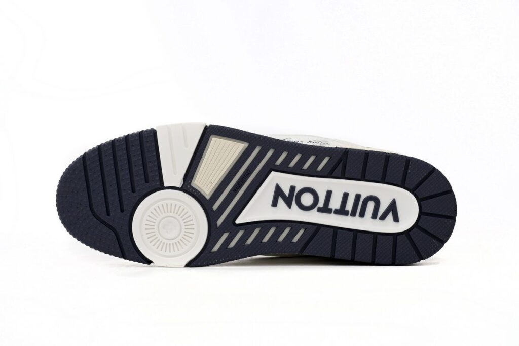 Louis Vuitton Trainer Sneaker Reps DK blue & White 55 image 3 compressed