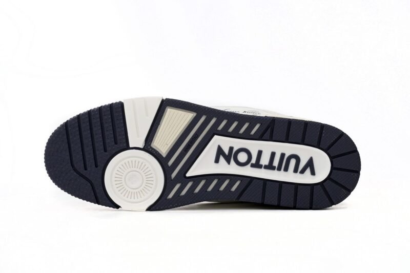 Louis Vuitton Trainer Sneaker Reps DK blue & White 15 image 3 compressed