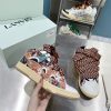 LANVIN Leather Curb Sneakers Multi Snake 18 lanvin curb sneaker (7)
