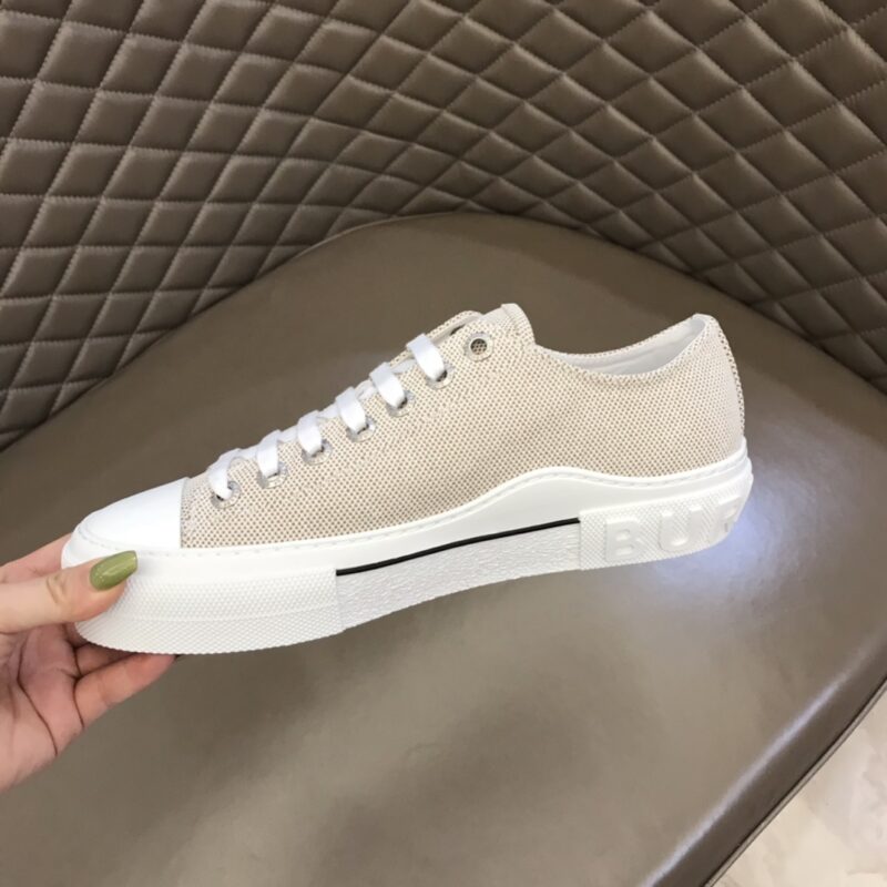 Burberry Cotton Sneaker -Tan Canvas 10 burberry cotton sneaker 1 7