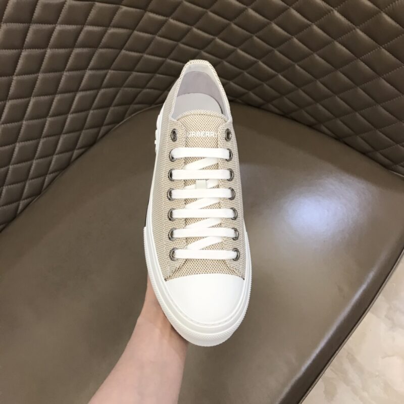 Burberry Cotton Sneaker -Tan Canvas 9 burberry cotton sneaker 10