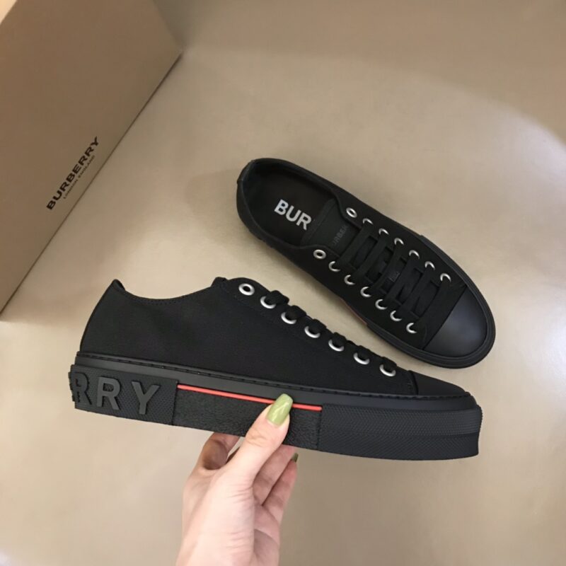 Burberry Cotton Sneaker - Black