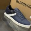 Burberry Low Top Sneaker- Check Blue 19 burberry sneaker 2 2
