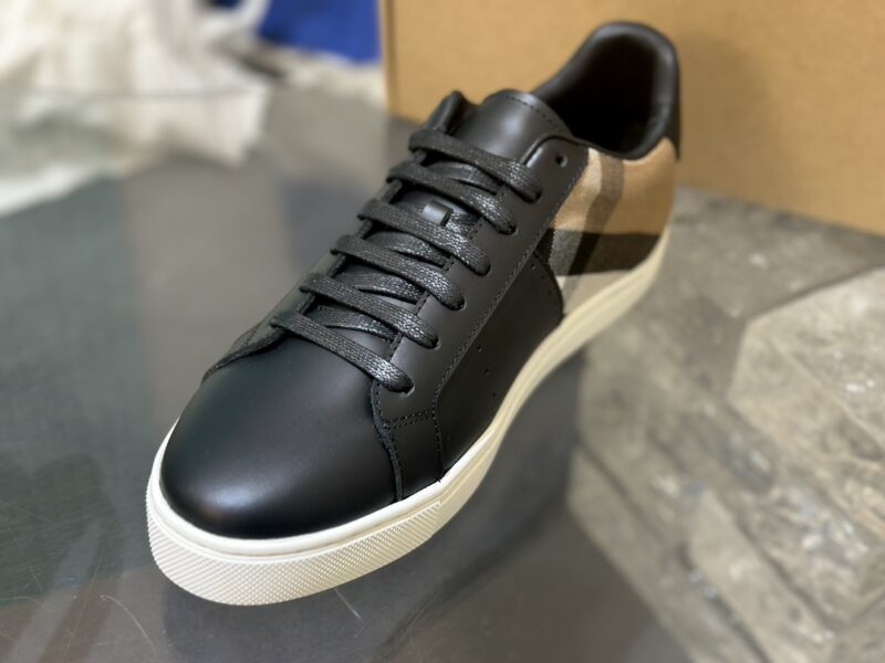 Burberry Low Top Sneaker- Check black 15 burberry sneakers 3 3