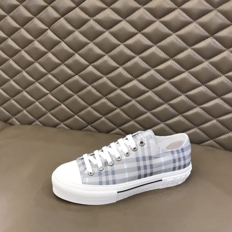 Burberry Cotton Sneaker - Grey Check 9 burberry sneakers 5 2