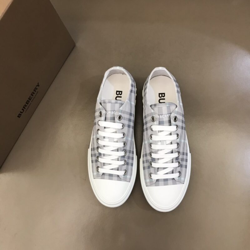 Burberry Cotton Sneaker - Grey Check 11 burberry sneakers 7 2