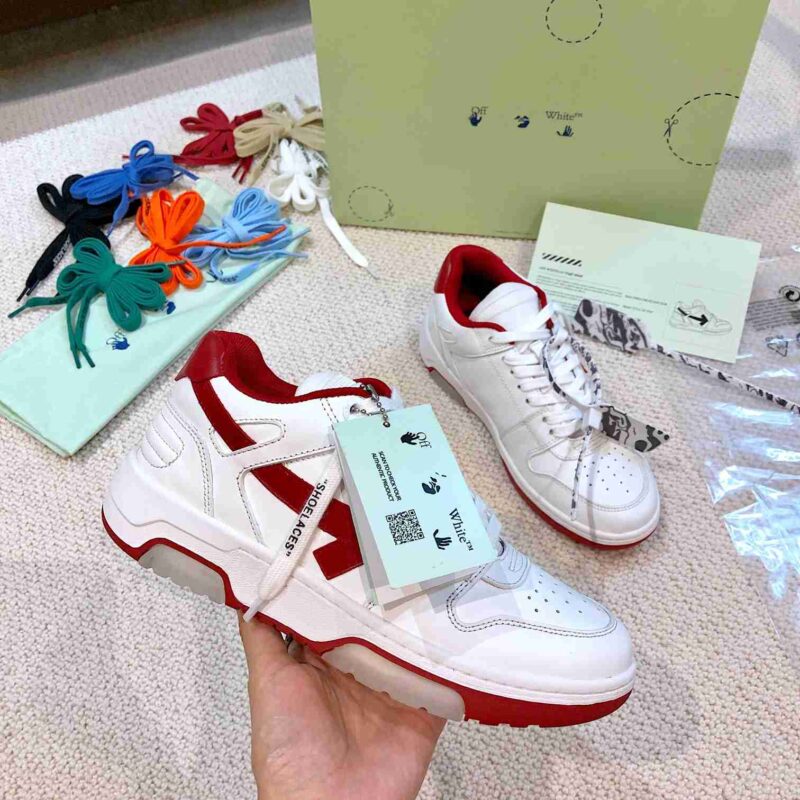 OFF-WHITE Out Of Office Red White