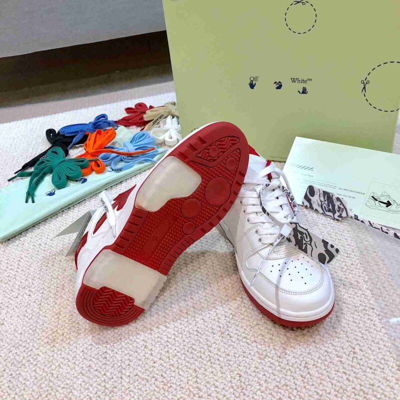 OFF-WHITE Out Of Office Red White