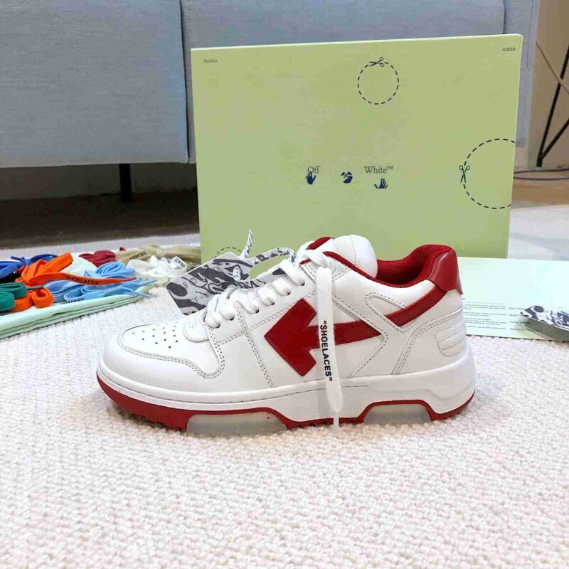 OFF-WHITE Out Of Office Red White