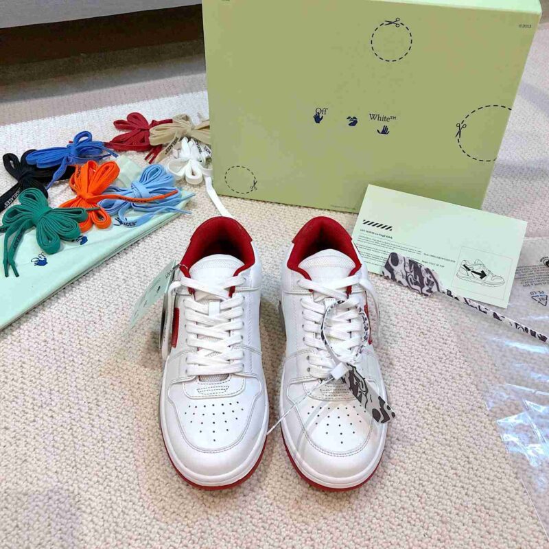 OFF-WHITE Out Of Office Red White