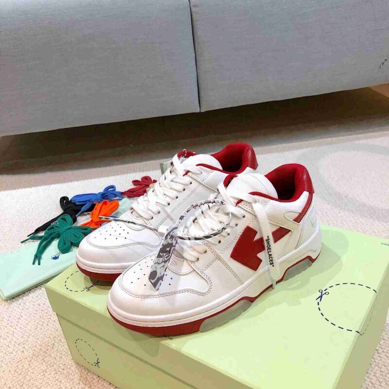 OFF-WHITE Out Of Office Red White