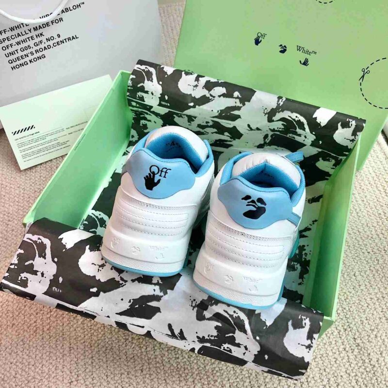 OFF-WHITE Out Of Office OOO Low Tops - Pale Blue Replica 14 OFF-WHITE Out Of Office Pale Blue