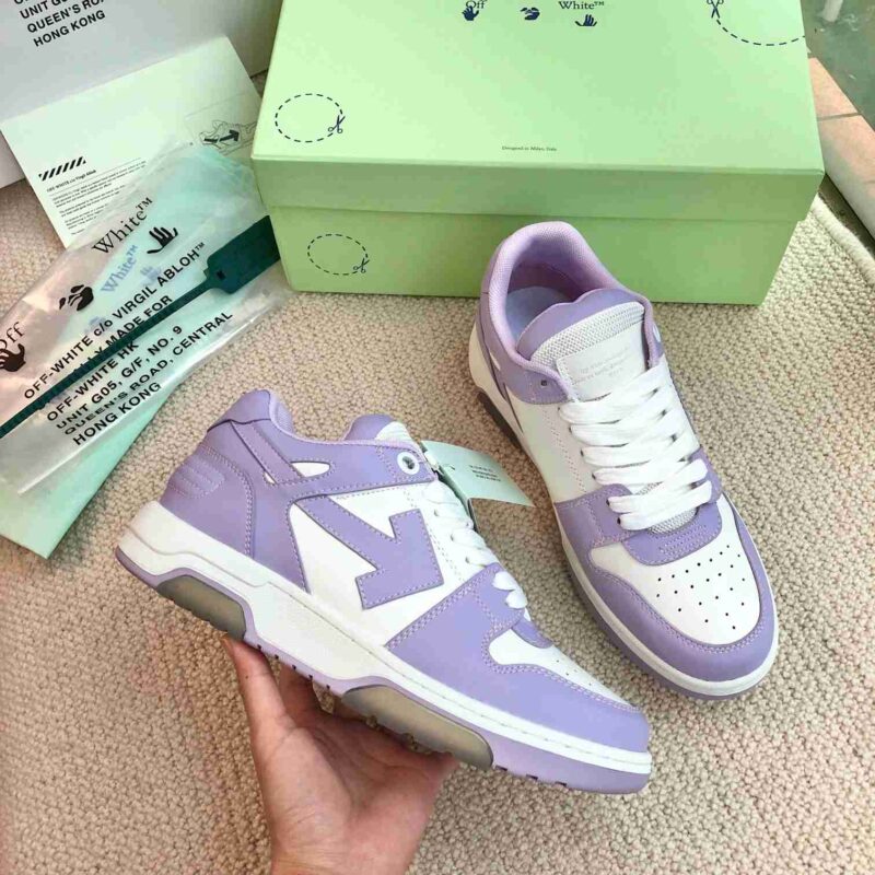 OFF-WHITE Out Of Office OOO Low Tops - Purple Replica 11 OFF-WHITE Out Of Office Purple