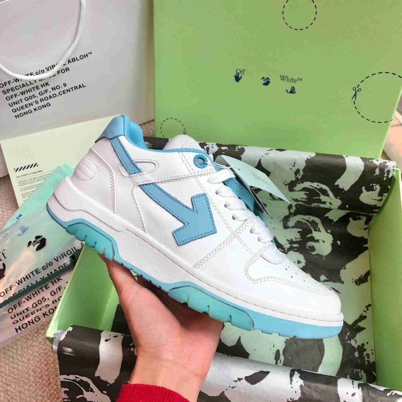 OFF-WHITE Out Of Office OOO Low Tops - Pale Blue Replica 15 OFF-WHITE Out Of Office Pale Blue