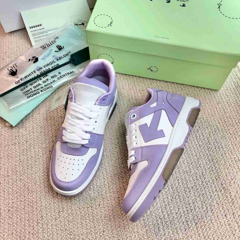 OFF-WHITE Out Of Office OOO Low Tops - Purple Replica 14 OFF-WHITE Out Of Office Purple