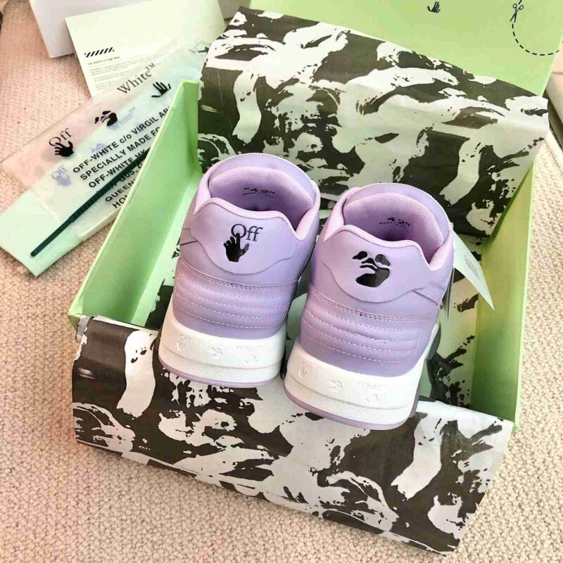 OFF-WHITE Out Of Office OOO Low Tops - Purple Replica 15 OFF-WHITE Out Of Office Purple