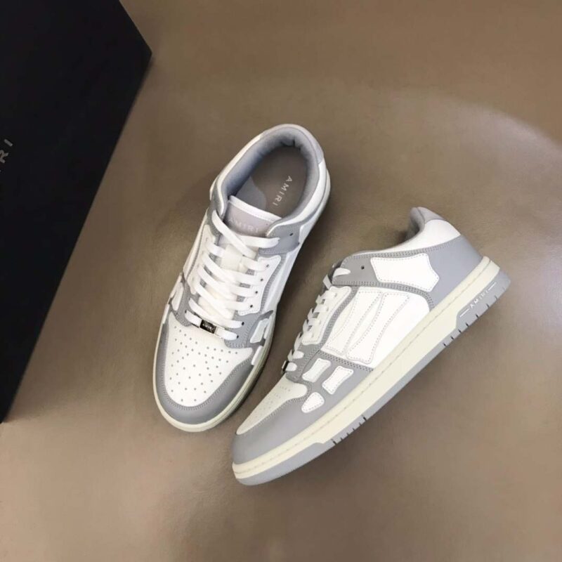 Amiri Skel Bicolor Low- Grey/White 13 amir skel low 3