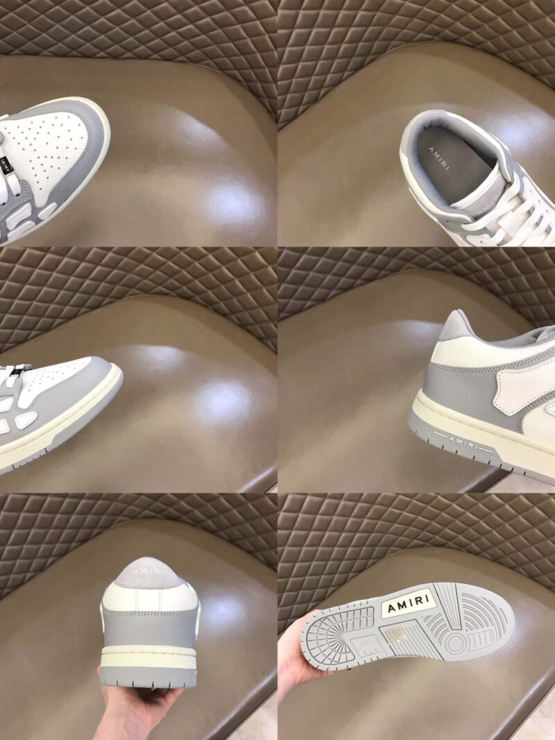 Amiri Skel Bicolor Low- Grey/White 17 amir skel low 5