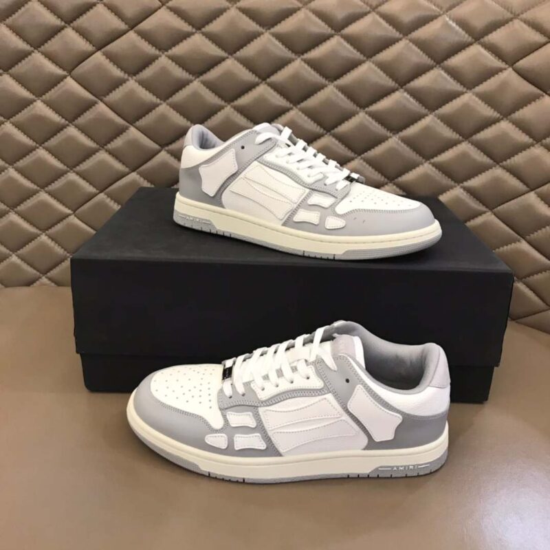 Amiri Skel Bicolor Low- Grey/White