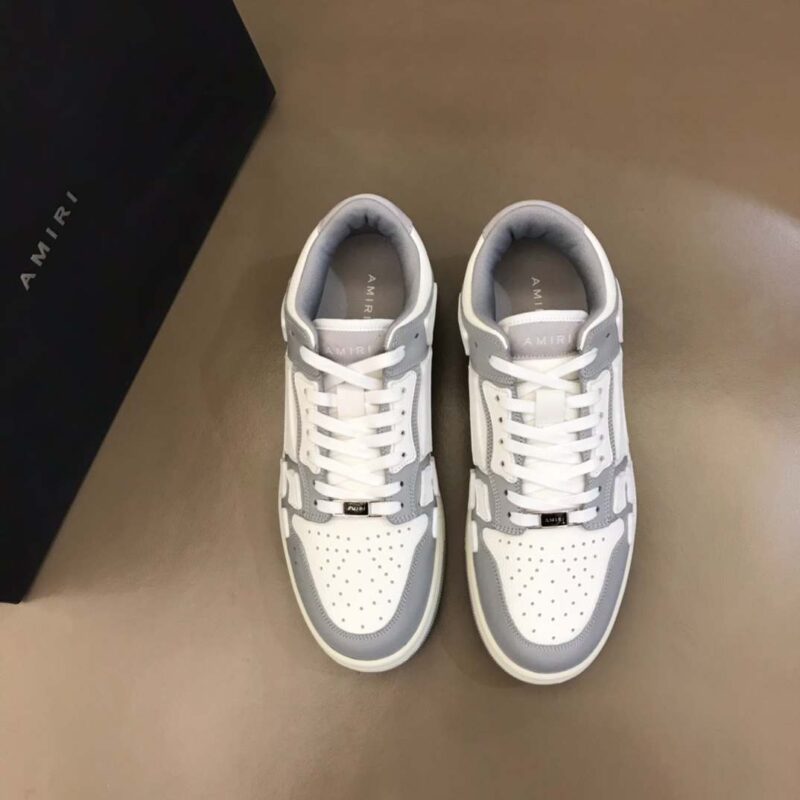Amiri Skel Bicolor Low- Grey/White 16 amir skel low 8