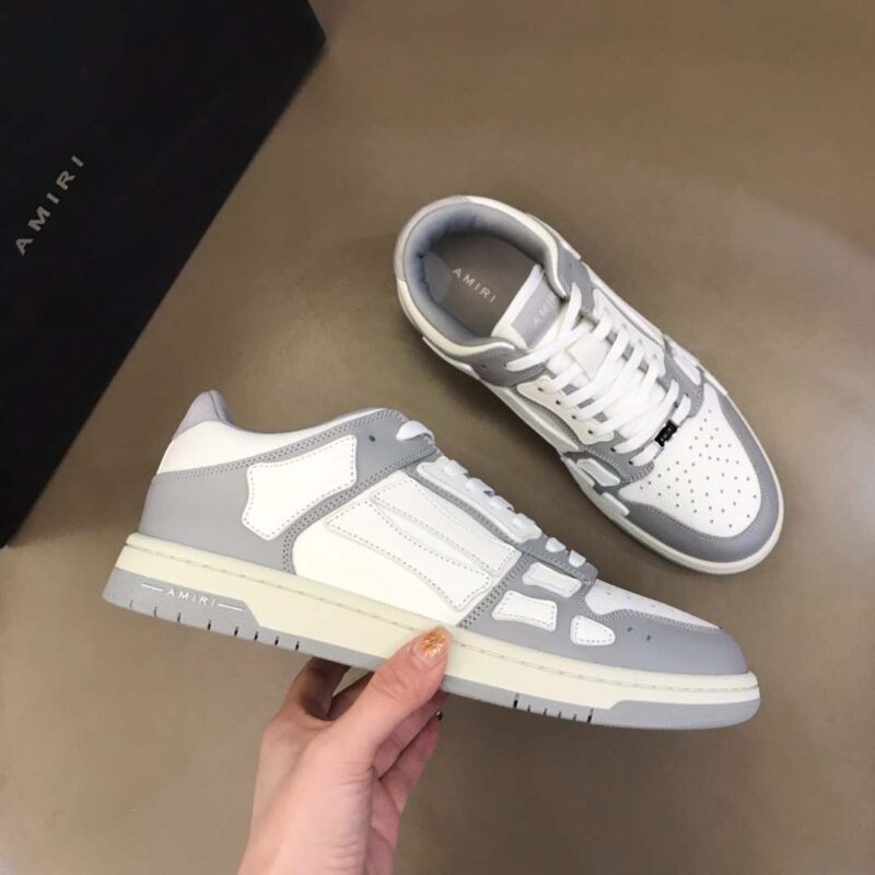 Amiri Skel Bicolor Low- Grey/White 10 amir skel low 9