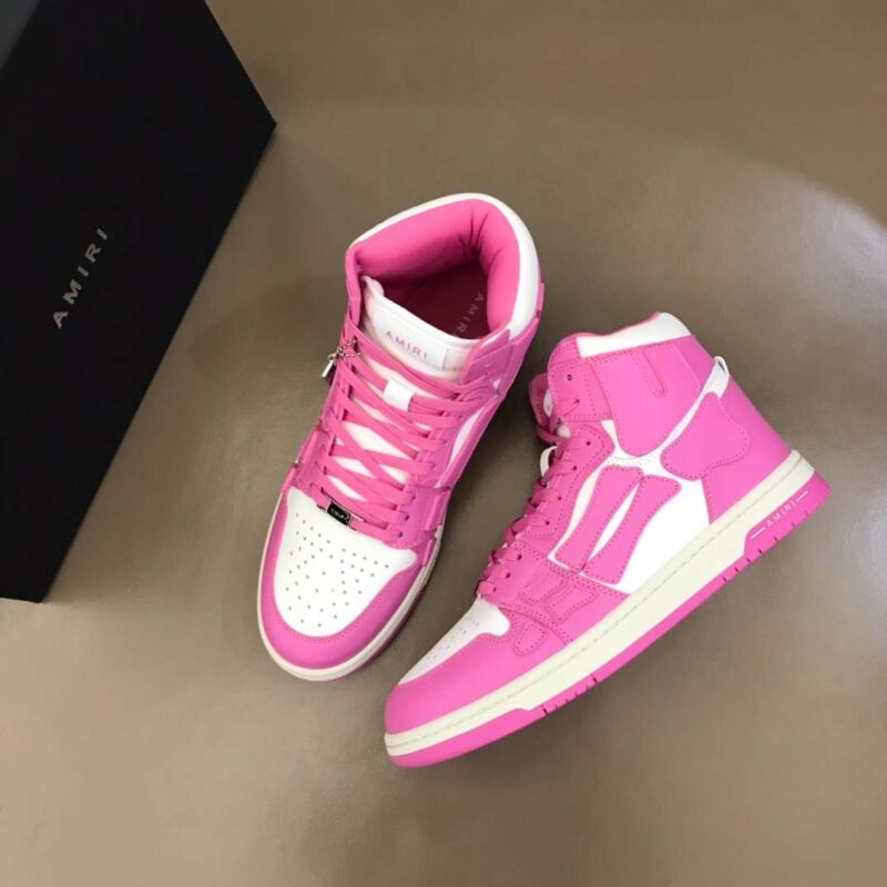 Amiri Skel Hi-Top- Pink 14 amiri skel hi 2 4