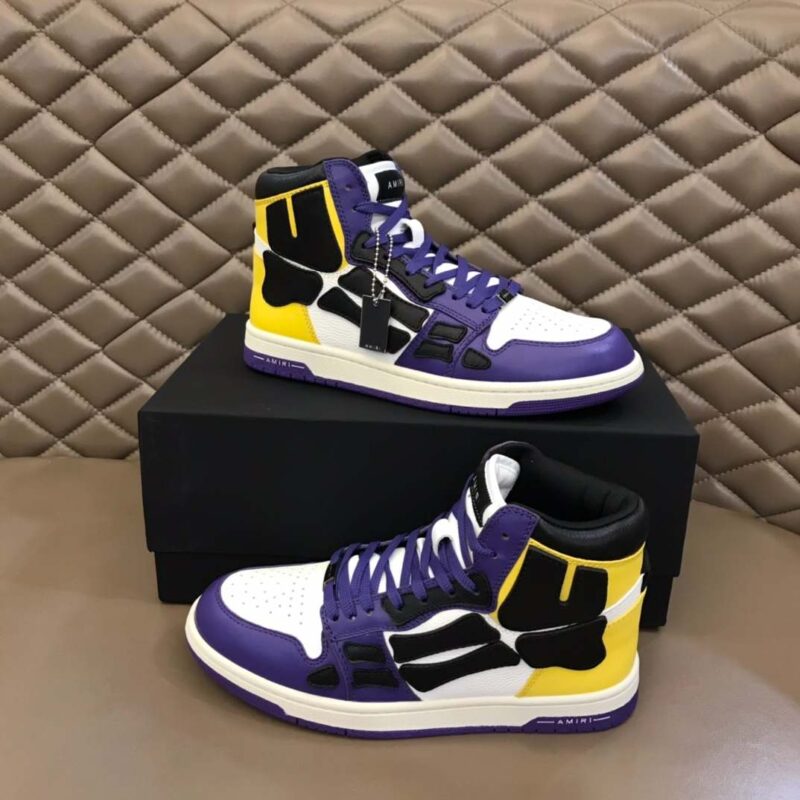Amiri Skel Hi-Top- Purple/Black