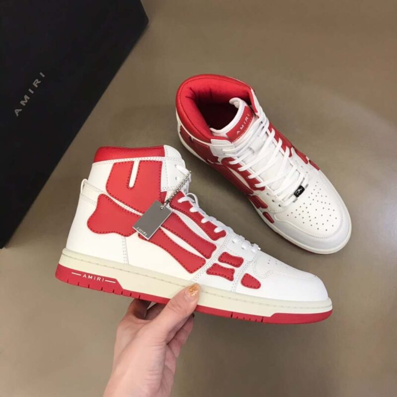 Amiri Skel Hi-Top- Red 9 amiri skel hi 2 8