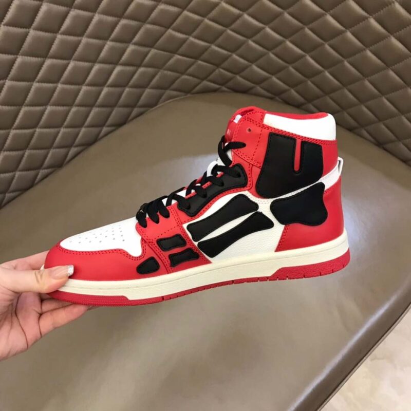 Amiri Skel Hi-Top- Red/Black 10 amiri skel hi 3 7