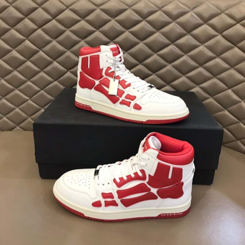 Amiri Skel Hi-Top- Red