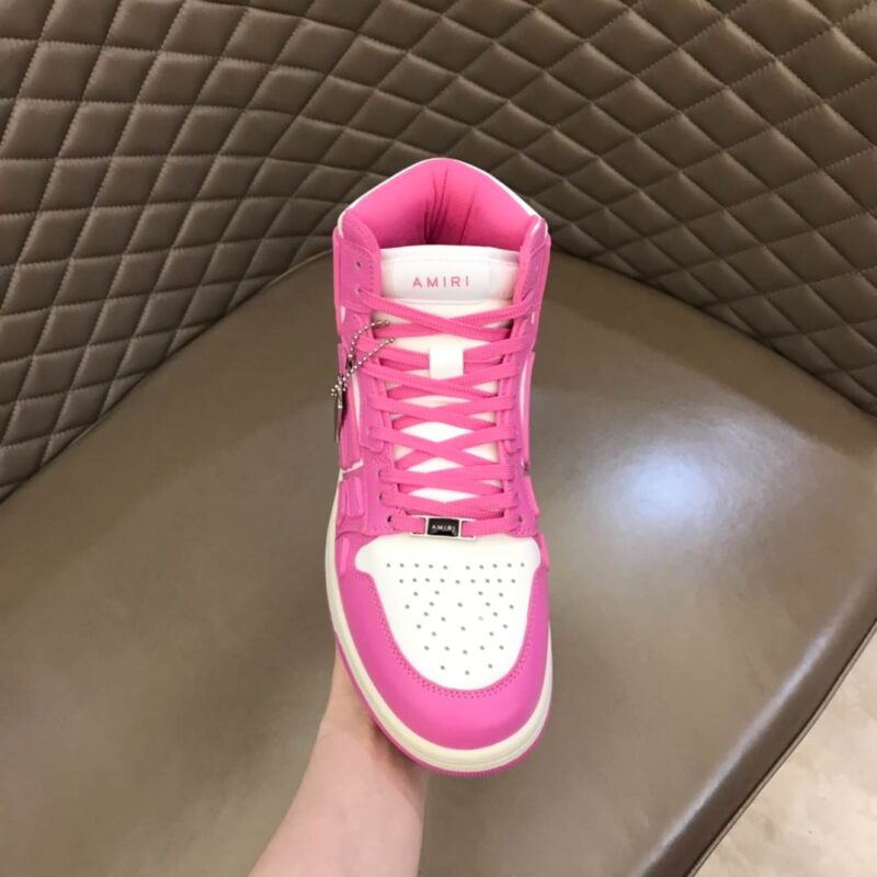 Amiri Skel Hi-Top- Pink 10 amiri skel hi 5 4