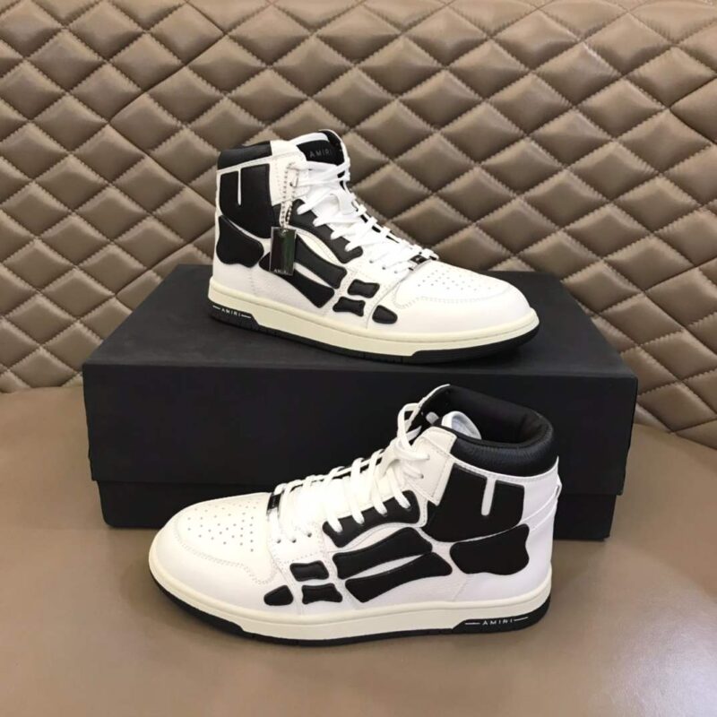 Amiri Skel Hi-Top- White/Black