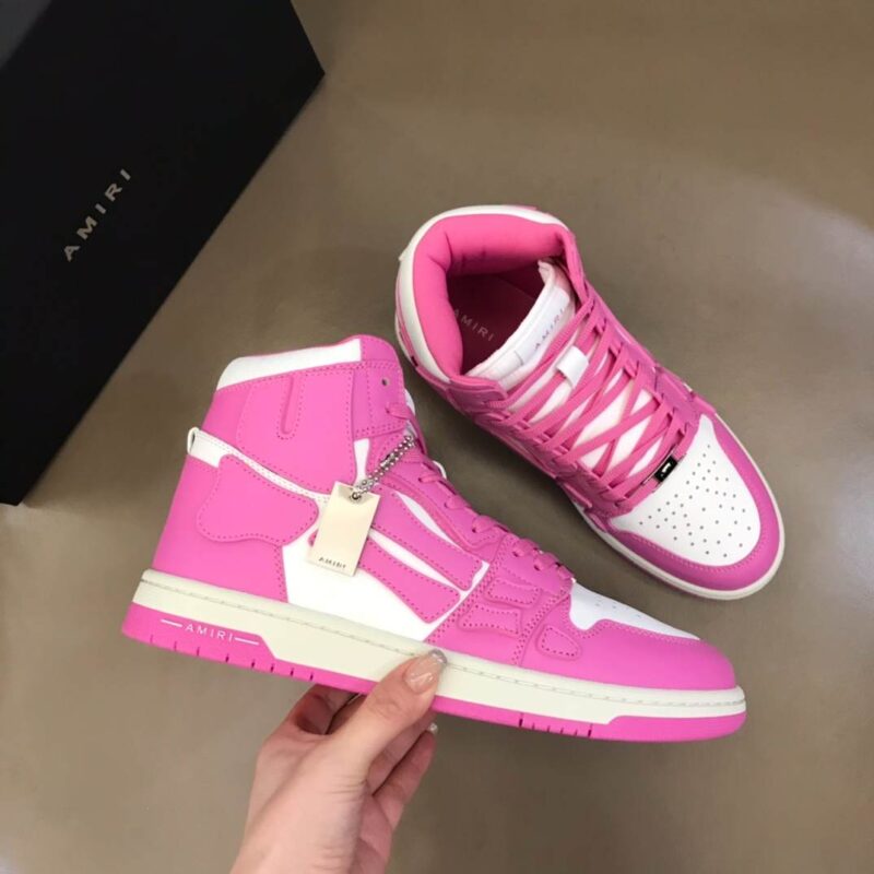 Amiri Skel Hi-Top- Pink 12 amiri skel hi 7 4