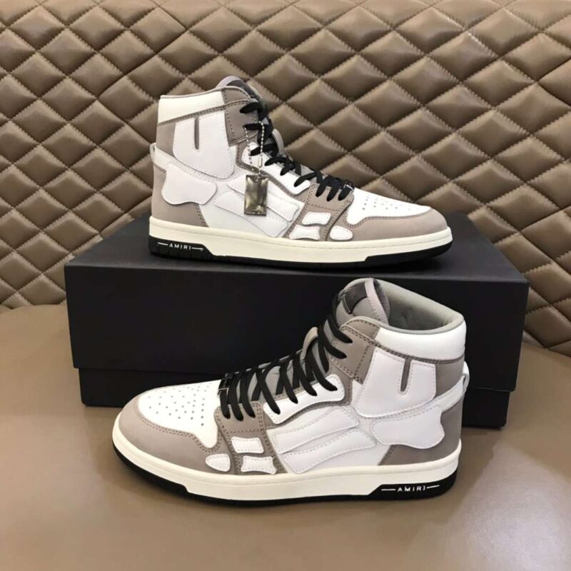 Amiri Skel Hi-Top- Grey