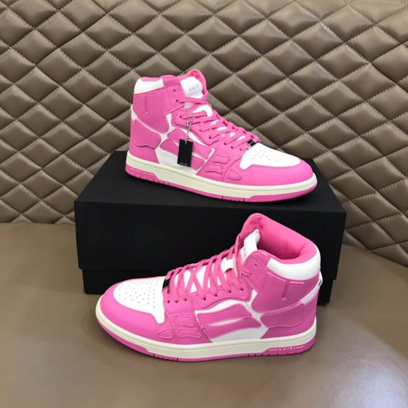 Amiri Skel Hi-Top- Pink