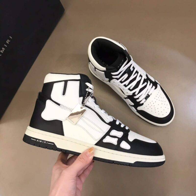 Amiri Skel Hi-Top- Black/White 10 amiri skel high 6