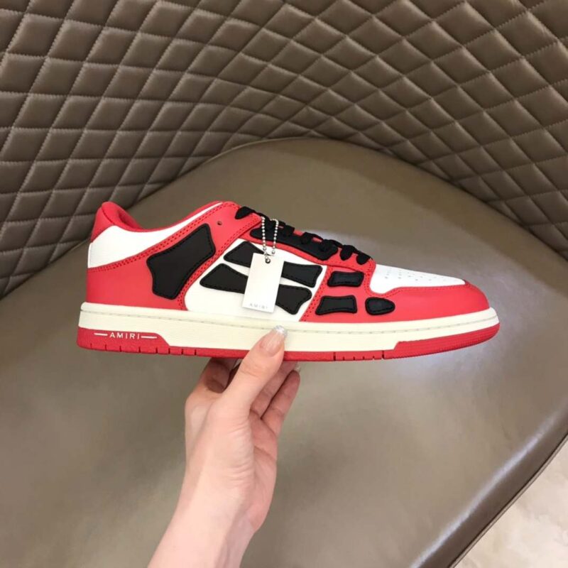 Amiri Skel Bicolor Low- Red/Black 15 amiri skel low 4 6