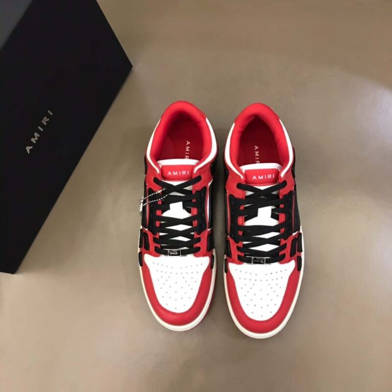 Amiri Skel Bicolor Low- Red/Black 16 amiri skel low 8 6