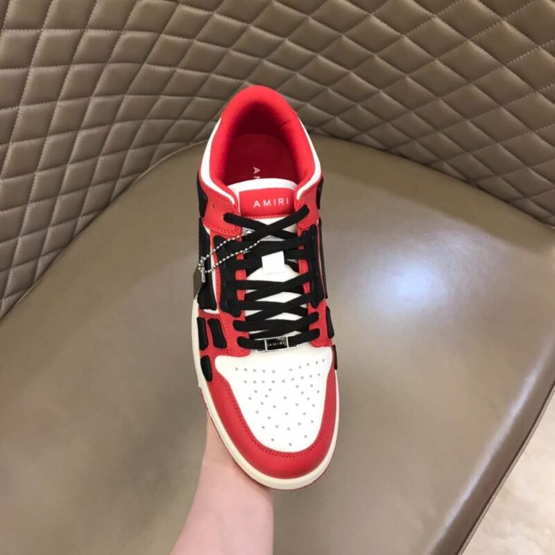 Amiri Skel Bicolor Low- Red/Black 13 amiri skel low 9 5