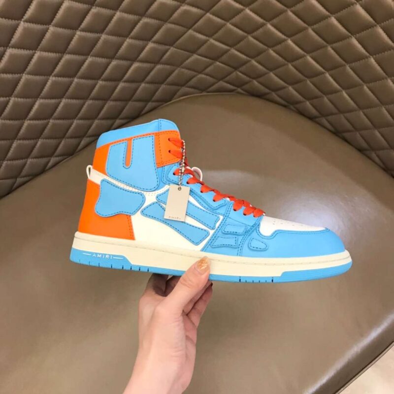 Amiri Skel Hi-Top- Blue/Orange 10 amiri skell hi 1