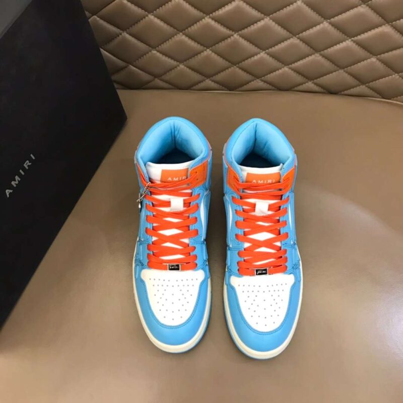Amiri Skel Hi-Top- Blue/Orange 14 amiri skell hi 2