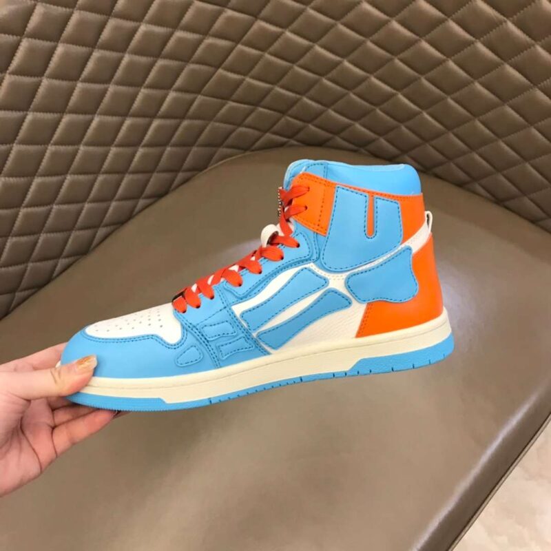 Amiri Skel Hi-Top- Blue/Orange 15 amiri skell hi 3