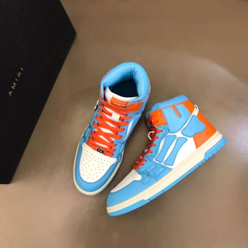Amiri Skel Hi-Top- Blue/Orange 13 amiri skell hi 6